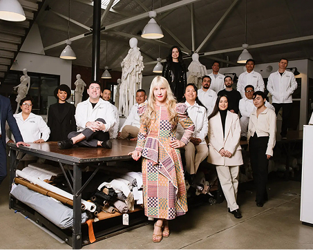 Luxury blank garments development studio in Los Angeles