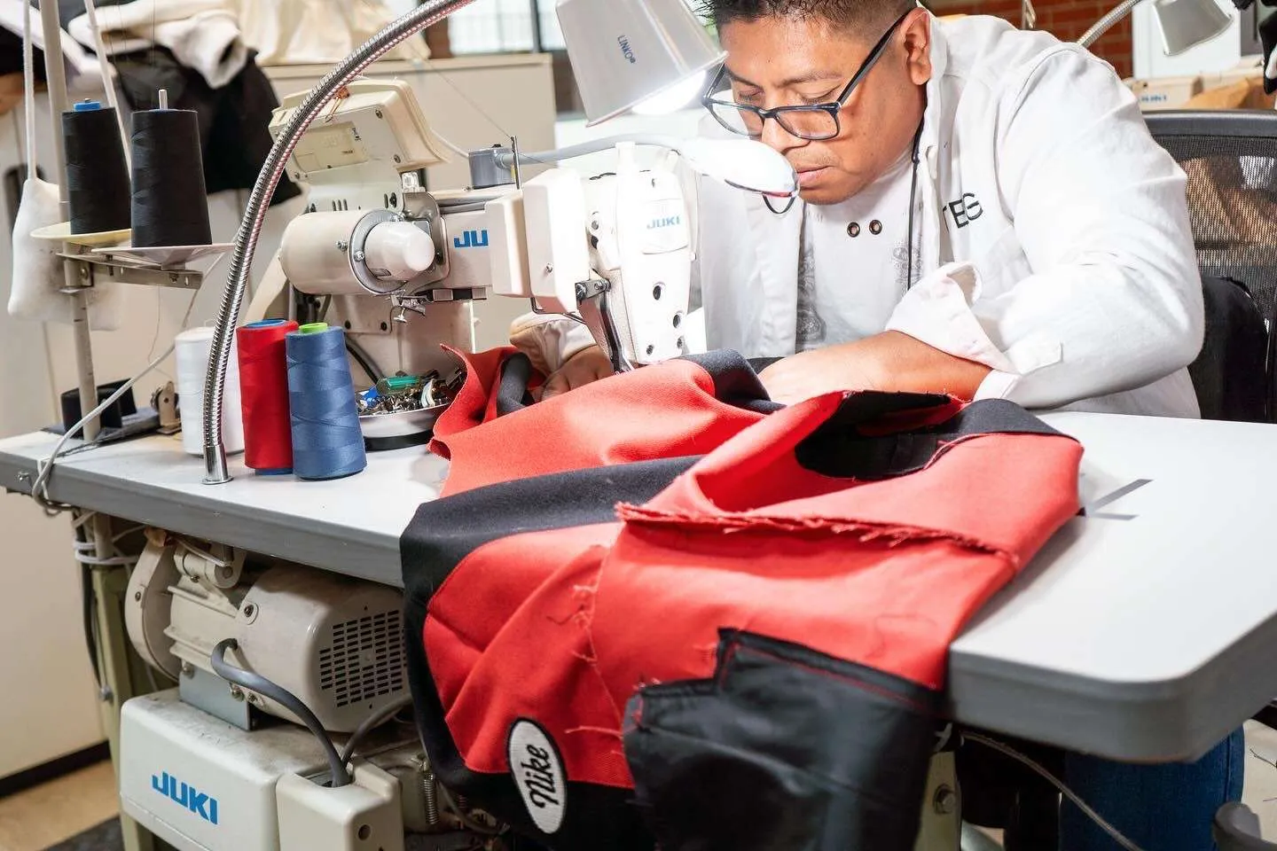 Nike upcycled garment manufacturing process by TEG